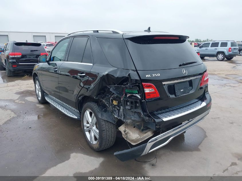 2015 Mercedes-Benz Ml 350 VIN: 4JGDA5JB6FA610785 Lot: 39191389