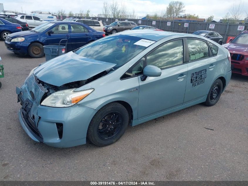 2012 Toyota Prius Three VIN: JTDKN3DU4C5436169 Lot: 39191476