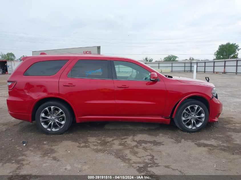 2019 Dodge Durango Gt Plus Rwd VIN: 1C4RDHDG3KC650279 Lot: 39191515