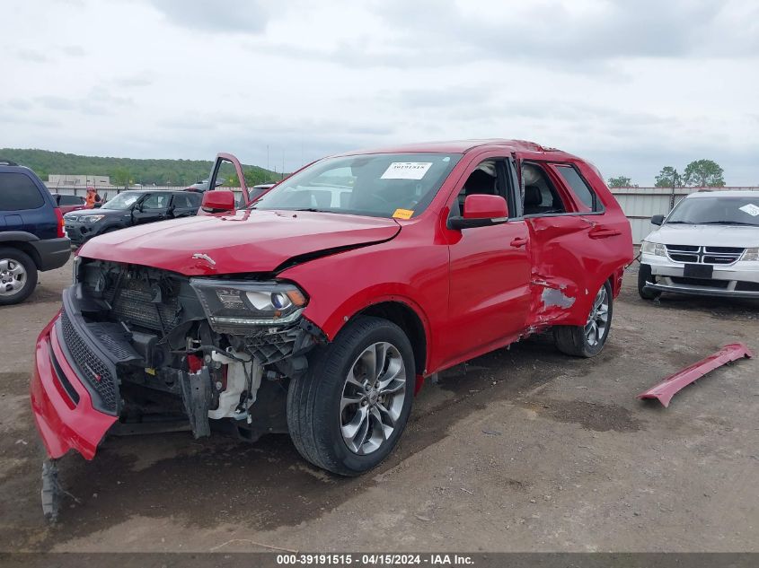 2019 Dodge Durango Gt Plus Rwd VIN: 1C4RDHDG3KC650279 Lot: 39191515