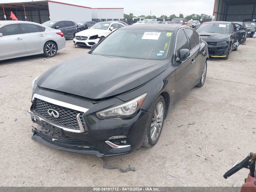 2018 Infiniti Q50 3.0T Luxe VIN: JN1EV7AP7JM363310 Lot: 40924400