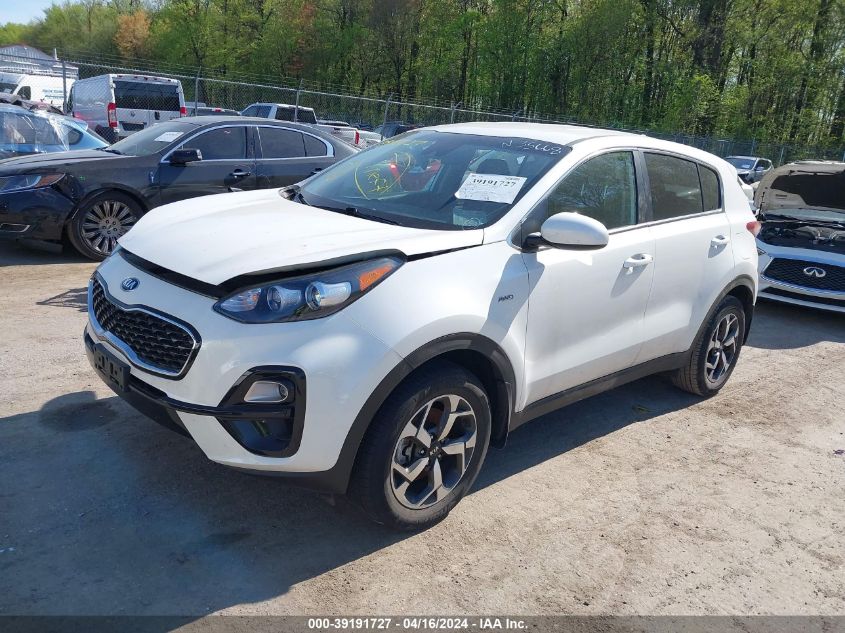 KNDPMCAC2N7983761 2022 KIA SPORTAGE - Image 2