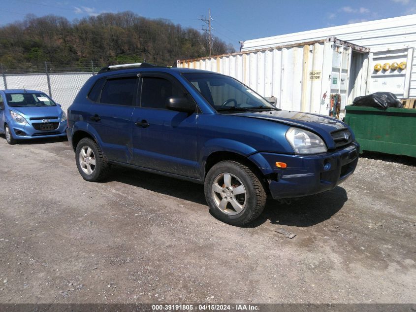 2007 Hyundai Tucson Gls VIN: KM8JM12B87U568976 Lot: 39191805