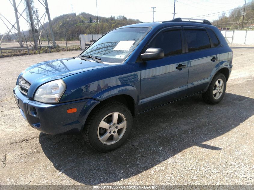 2007 Hyundai Tucson Gls VIN: KM8JM12B87U568976 Lot: 39191805