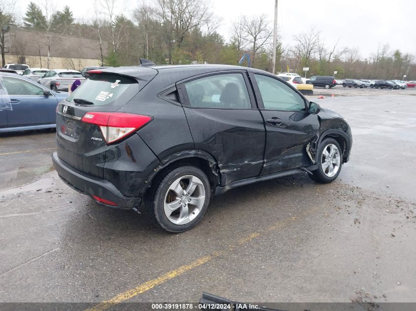 2019 Honda Hr-V Lx VIN: 3CZRU6H37KG719204 Lot: 39191878