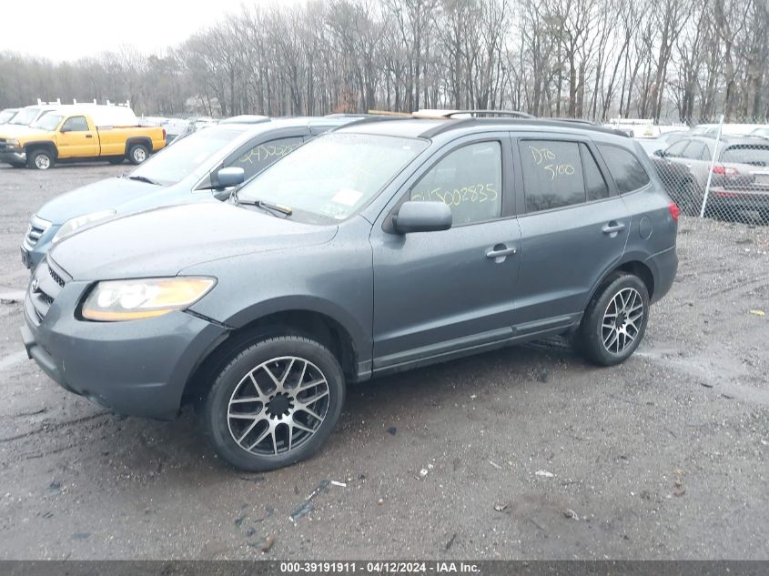 2008 Hyundai Santa Fe Gls VIN: 5NMSG73DX8H204117 Lot: 39191911