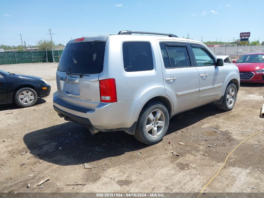 2011 Honda Pilot Ex-L VIN: 5FNYF4H52BB071648 Lot: 39191954