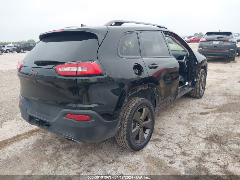 2017 Jeep Cherokee 75Th Anniversary Edition Fwd VIN: 1C4PJLCS9HW549926 Lot: 39191969