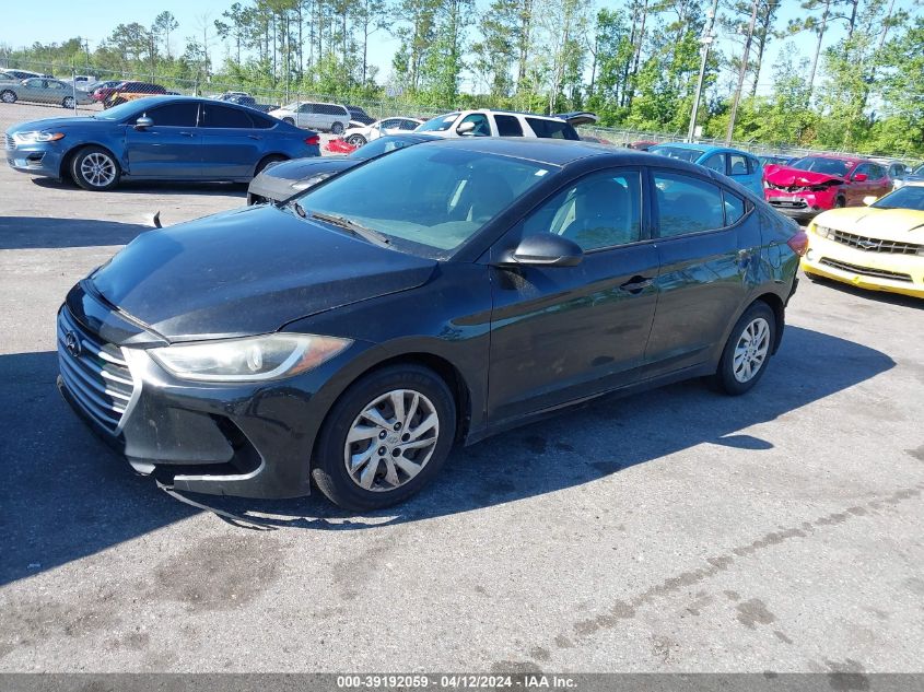 5NPD74LF8HH142809 2017 HYUNDAI ELANTRA - Image 2