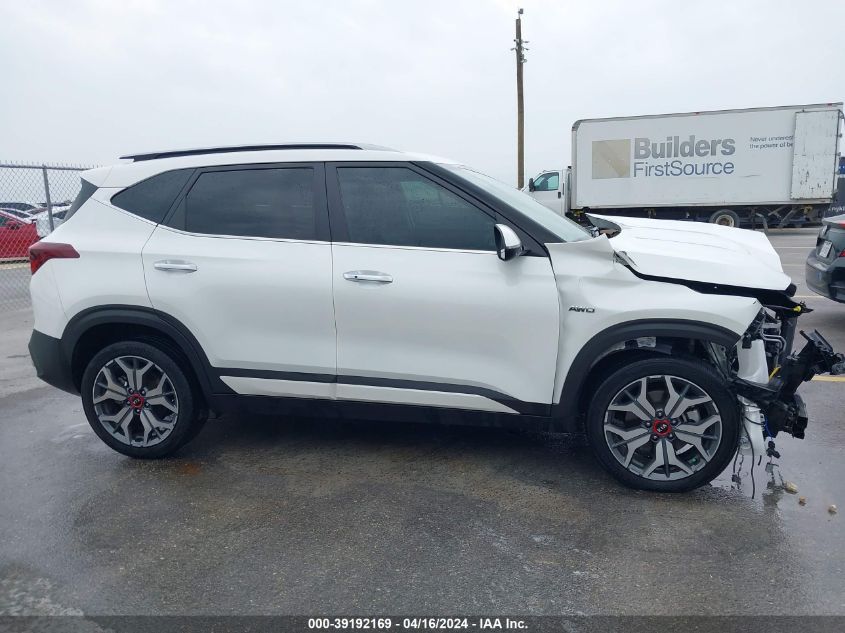 2021 Kia Seltos Sx Turbo VIN: KNDETCA29M7153035 Lot: 39192169