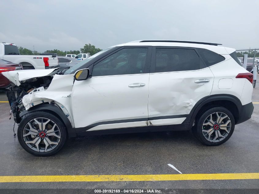 2021 Kia Seltos Sx Turbo VIN: KNDETCA29M7153035 Lot: 39192169