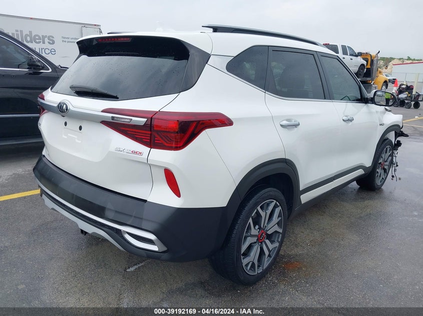 2021 Kia Seltos Sx Turbo VIN: KNDETCA29M7153035 Lot: 39192169
