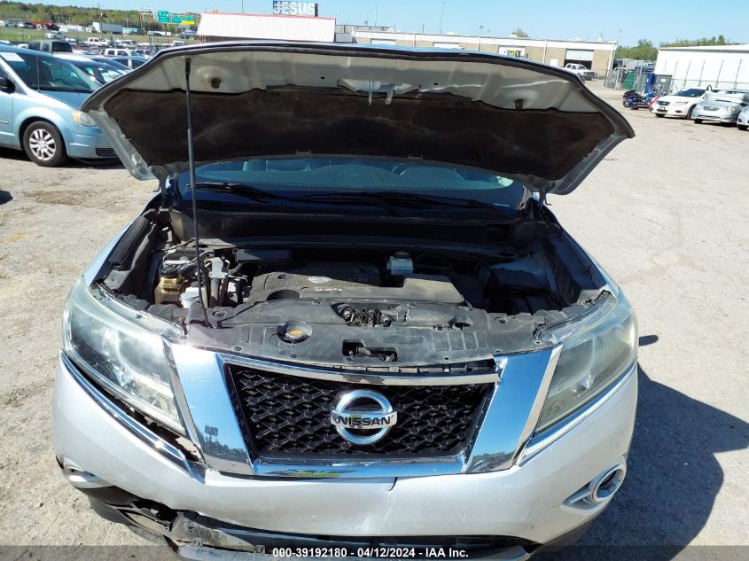 2013 Nissan Pathfinder Platinum VIN: 5N1AR2MN5DC674642 Lot: 39192180