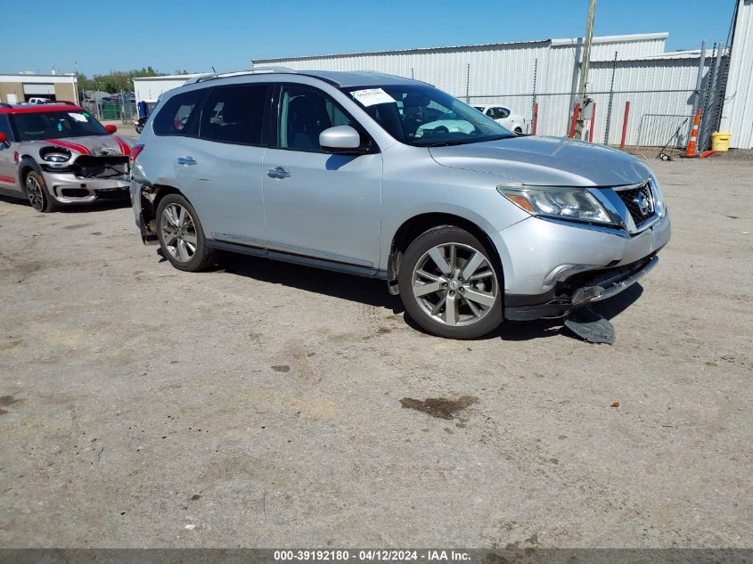 2013 Nissan Pathfinder Platinum VIN: 5N1AR2MN5DC674642 Lot: 39192180