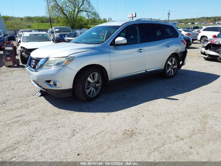 2013 Nissan Pathfinder Platinum VIN: 5N1AR2MN5DC674642 Lot: 39192180