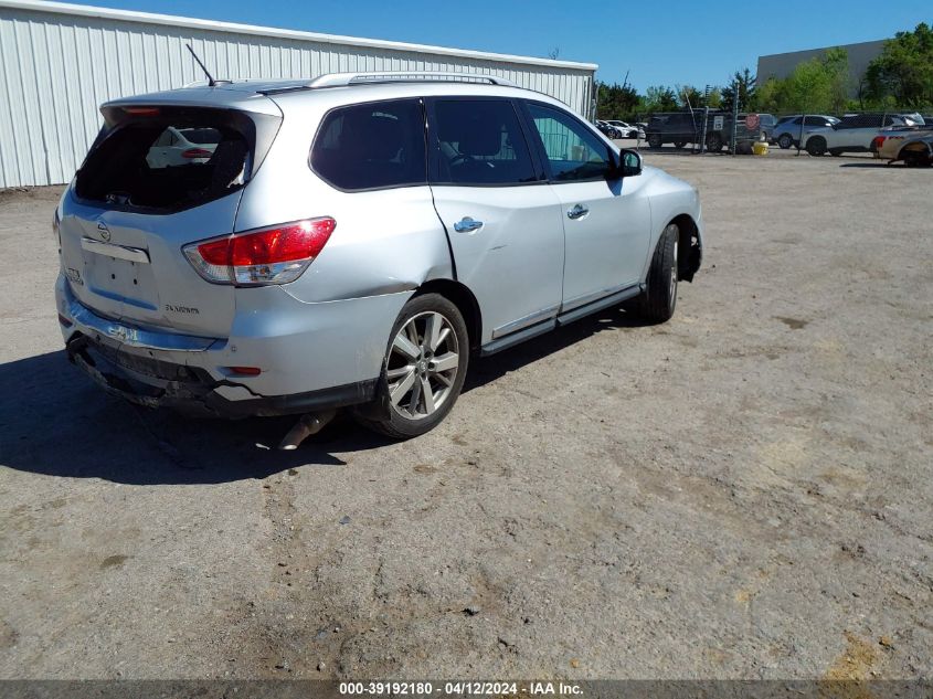 2013 Nissan Pathfinder Platinum VIN: 5N1AR2MN5DC674642 Lot: 39192180