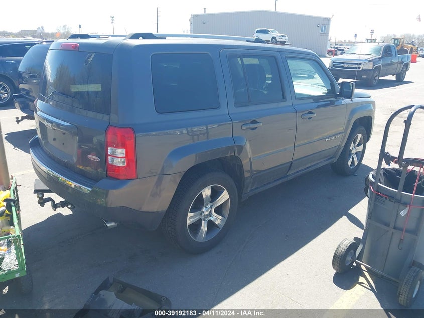 VIN 1C4NJRFBXHD110588 2017 JEEP PATRIOT HIGH ALTITUDE 4X4