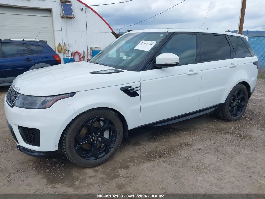 2018 Land Rover Range Rover Sport Hse VIN: SALWR2RV0JA181812 Lot: 39192188