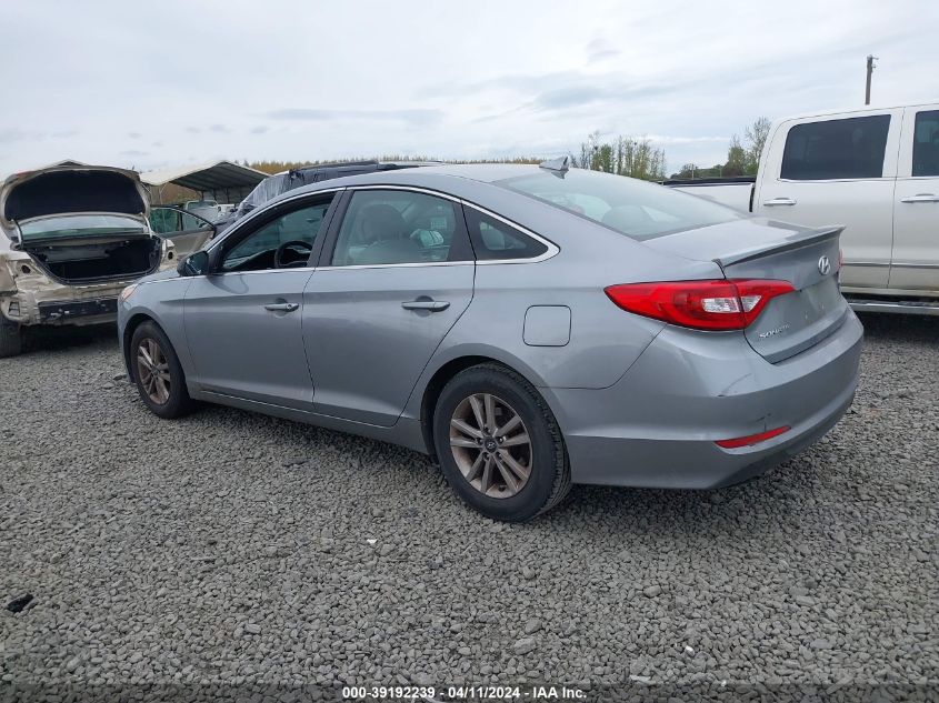 2016 Hyundai Sonata VIN: 5NPE24AF9GH399062 Lot: 39192239