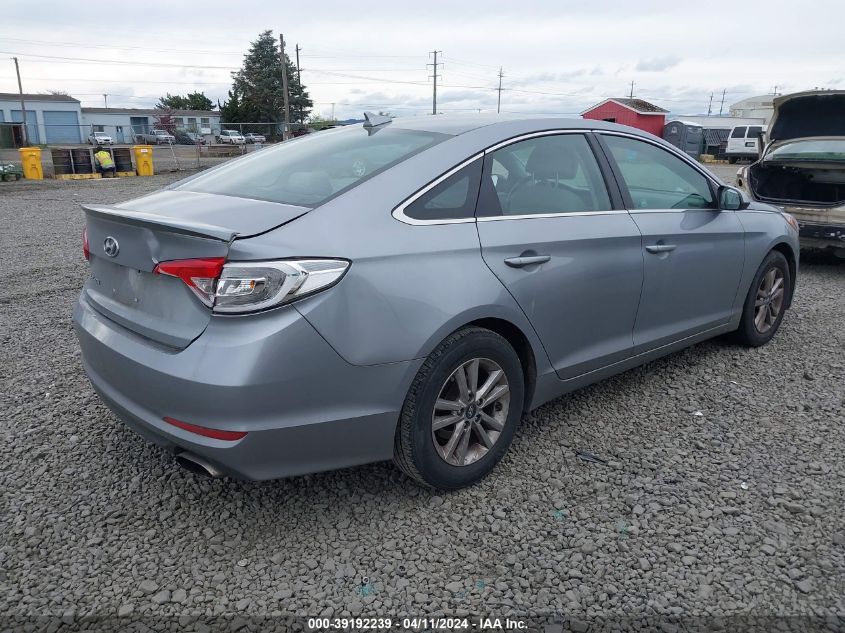 2016 Hyundai Sonata VIN: 5NPE24AF9GH399062 Lot: 39192239