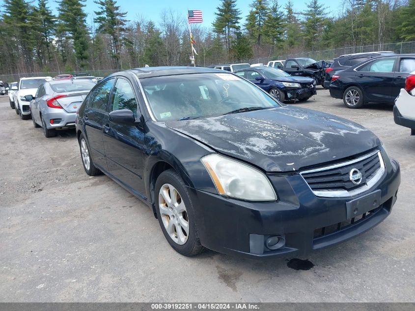 2007 Nissan Maxima 3.5 Sl VIN: 1N4BA41E27C829707 Lot: 39192251