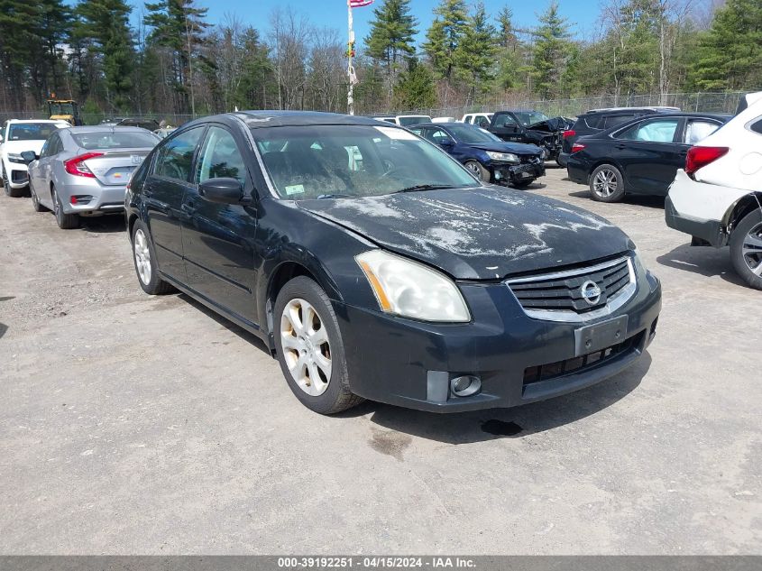 2007 Nissan Maxima 3.5 Sl VIN: 1N4BA41E27C829707 Lot: 39192251