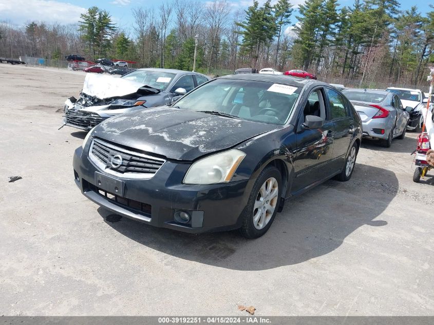 2007 Nissan Maxima 3.5 Sl VIN: 1N4BA41E27C829707 Lot: 39192251