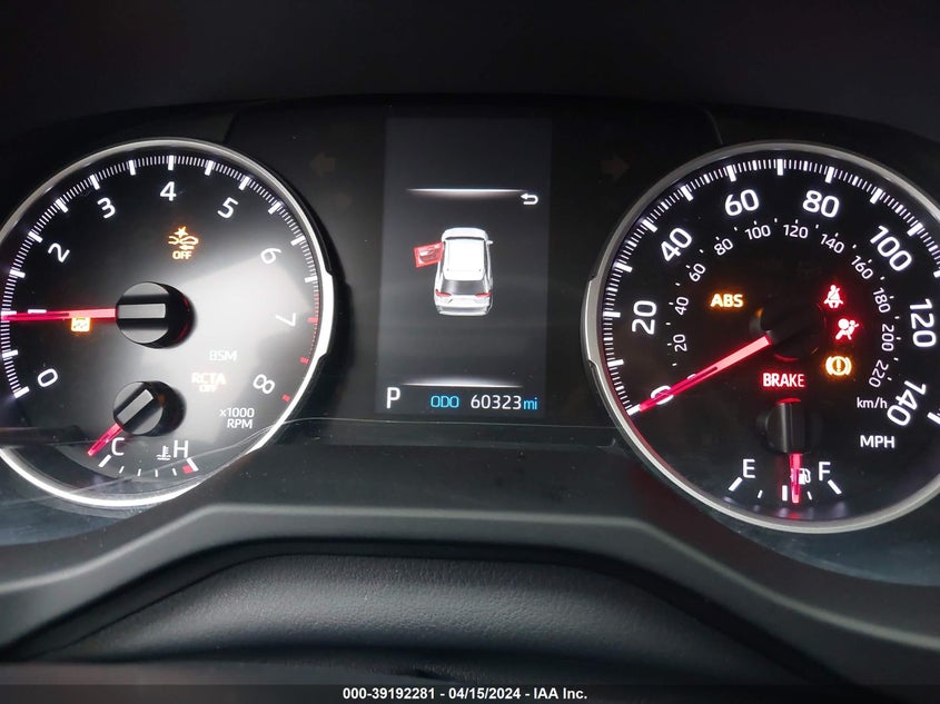 VIN 2T3W1RFVXMW151640 2021 TOYOTA RAV4 XLE