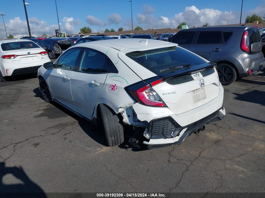 2018 HONDA CIVIC SPORT - SHHFK7H46JU432369