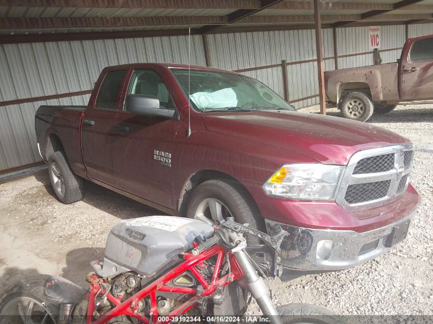 2022 Ram 1500 Classic Tradesman Quad Cab 4X2 6'4 Box VIN: 1C6RR6FG8NS170744 Lot: 39192344