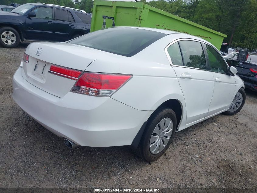 2012 Honda Accord 2.4 Lx VIN: 1HGCP2F3XCA016714 Lot: 39192404