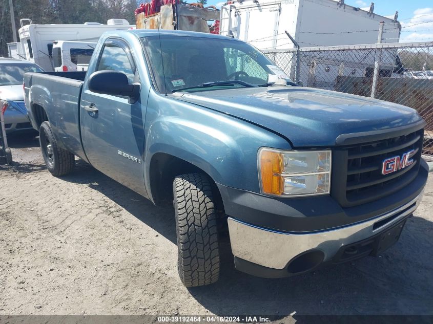 2009 GMC Sierra 1500 Work Truck VIN: 1GTEK14CX9Z134839 Lot: 39192484