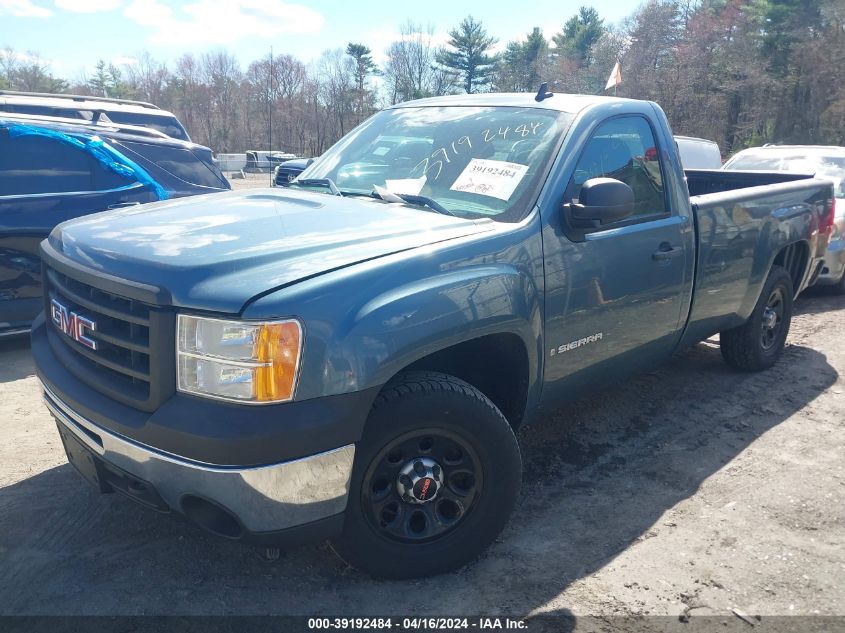 2009 GMC Sierra 1500 Work Truck VIN: 1GTEK14CX9Z134839 Lot: 39192484