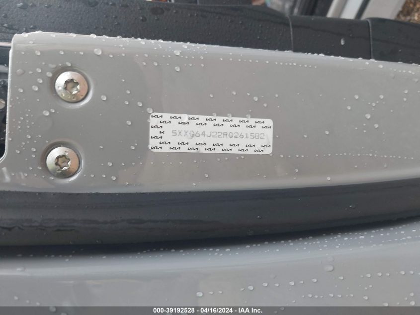 2024 Kia K5 Gt-Line VIN: 5XXG64J22RG261582 Lot: 39192528