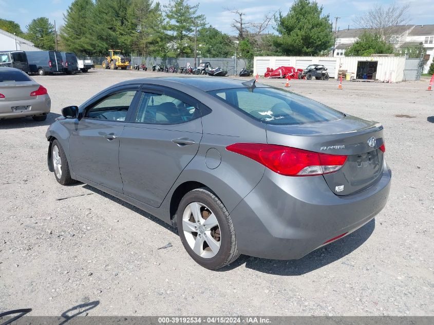 2013 Hyundai Elantra Gls VIN: 5NPDH4AE9DH435801 Lot: 39192534