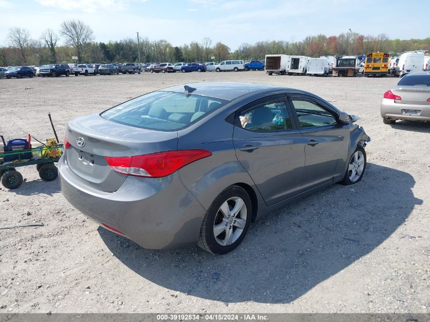 2013 Hyundai Elantra Gls VIN: 5NPDH4AE9DH435801 Lot: 39192534