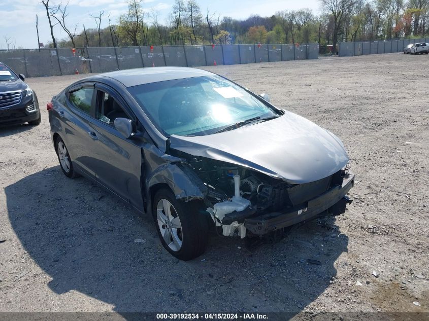 2013 Hyundai Elantra Gls VIN: 5NPDH4AE9DH435801 Lot: 39192534