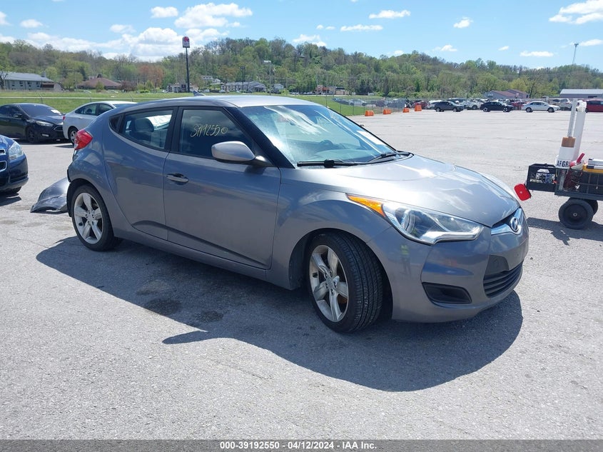 2012 Hyundai Veloster Base W/Black VIN: KMHTC6AD5CU079795 Lot: 39192550
