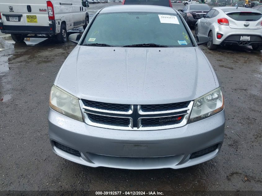 1C3CDZAB5EN170083 | 2014 DODGE AVENGER