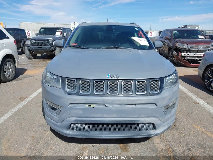 2017 JEEP NEW COMPASS LATITUDE FWD 3C4NJCBB6HT629456