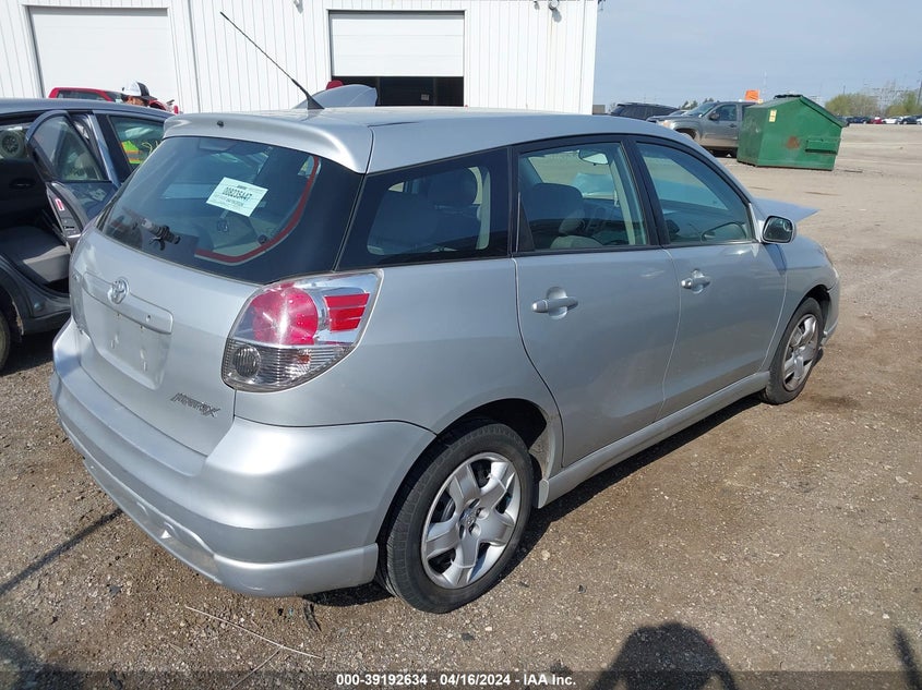 2005 Toyota Matrix Xr VIN: 2T1KR32E85C507315 Lot: 39192634