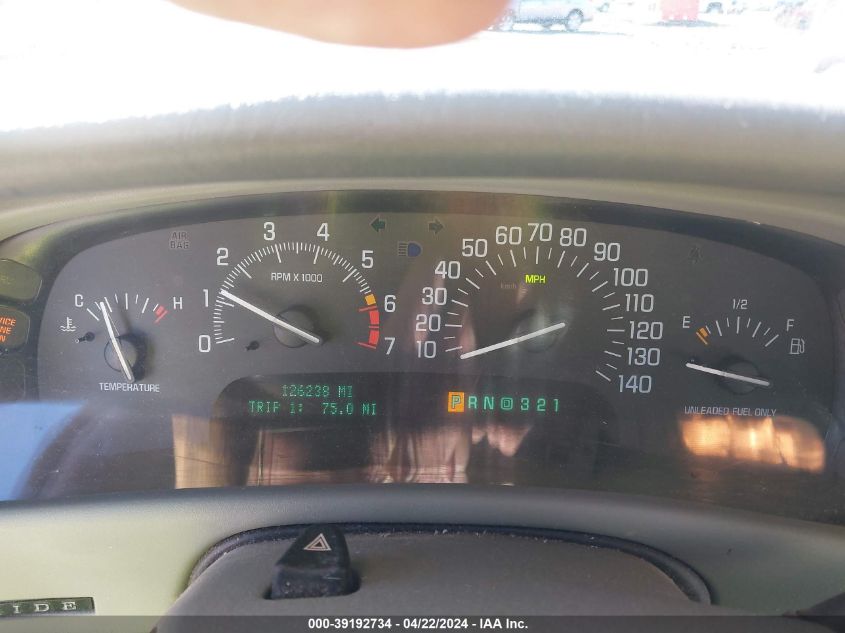 1997 Buick Park Avenue VIN: 1G4CW52KXV4642406 Lot: 39192734