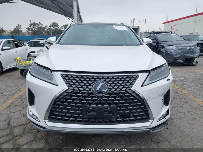 VIN 2T2JGMDA9LC053781 2020 LEXUS RX 450H