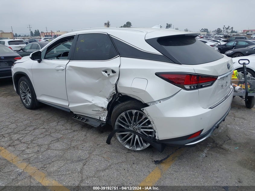 VIN 2T2JGMDA9LC053781 2020 LEXUS RX 450H