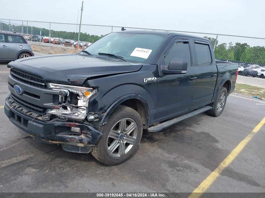VIN 1FTEW1CG6JFD01552 2018 FORD F-150 XLT
