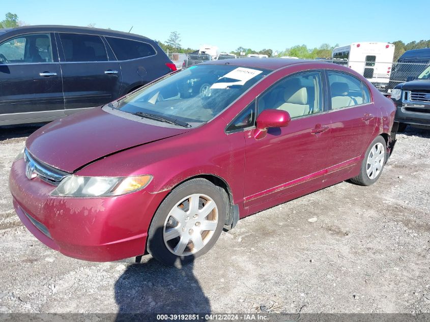 1HGFA16527L049016 2007 Honda Civic Lx