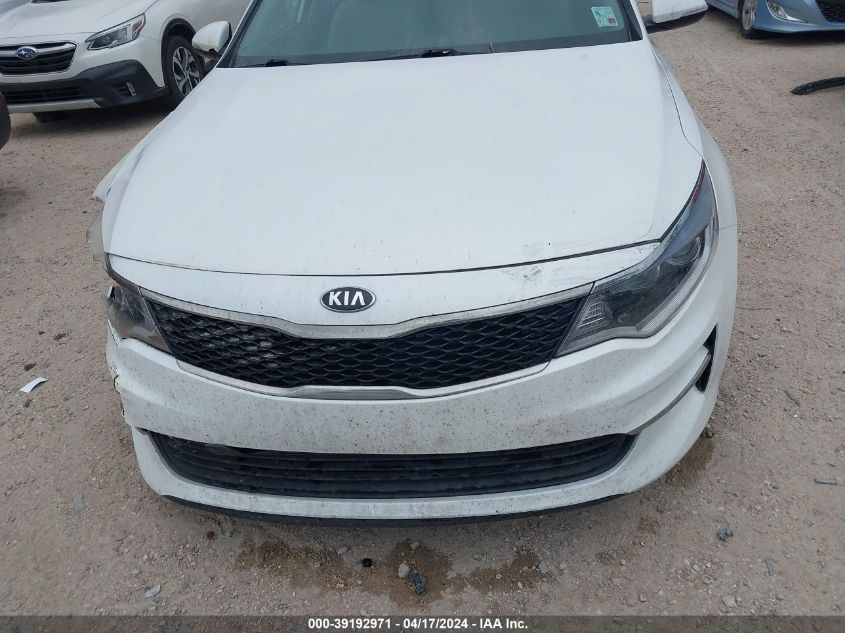 2016 Kia Optima Lx VIN: 5XXGT4L36GG043625 Lot: 39192971