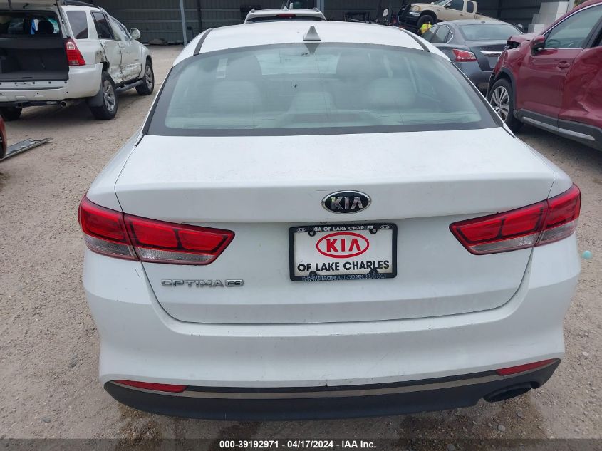 2016 Kia Optima Lx VIN: 5XXGT4L36GG043625 Lot: 39192971