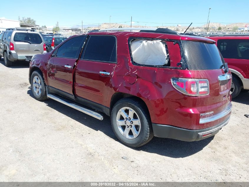 1GKKVPKD3FJ161971 2015 GMC Acadia Sle-2