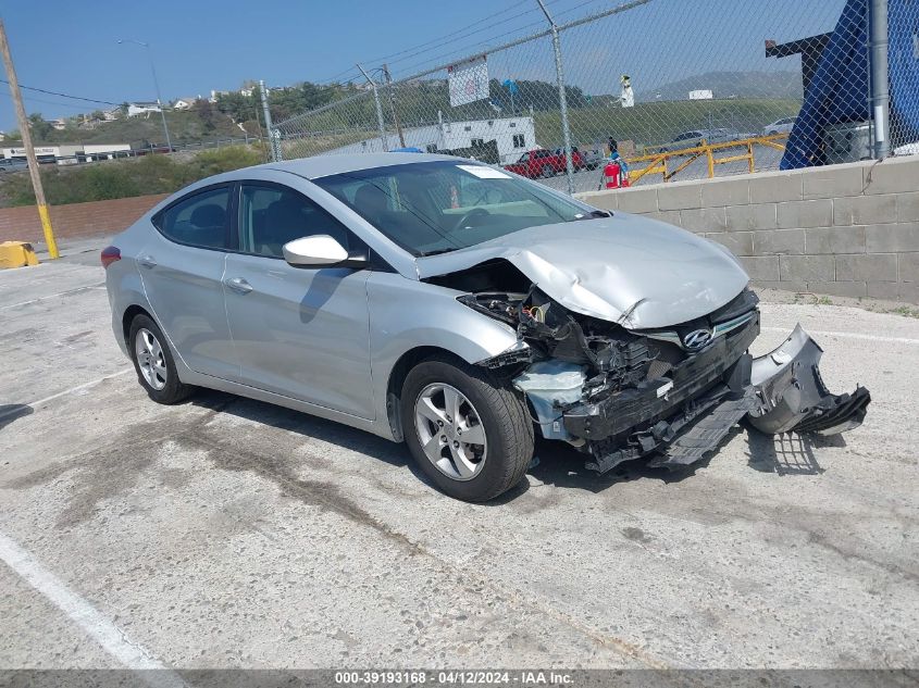 2015 HYUNDAI ELANTRA SE - 5NPDH4AE4FH581090